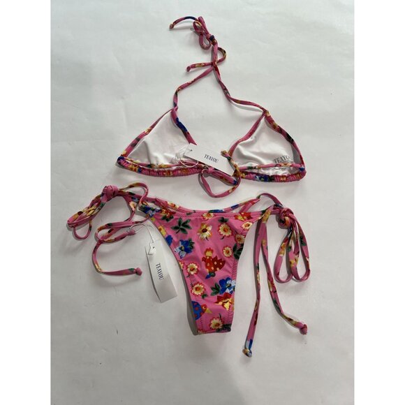 TEA YOU Demi Top & Iris Bottom Bikini Set in Plumeria - Picture 4 of 5